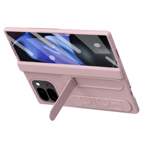 �K�p�Ώ�Google Pixel 11 Pro Fold�p�X�����P�[�X�A���X�g�X�g���b�v�X�N���[���v���e�N�^�[ | �~�j�}���X�g�̃q���W�J�o�[�̊��S�ȕی�w��h�~�j���Ə����̃V�F��,�s���N,11 Pro Fold