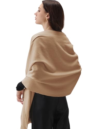 EPEIUS Scarfs for Women Pashmina Shawl Soft Wraps for Evening Dress Women Scarf for Wedding Large Winter Scarves Ladies Gifts