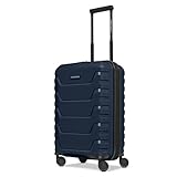 LEICHTES MATERIAL: Die hochwertige Hartschale aus 100% Polypropylen bietet ein leichtes, aber dennoch robustes Design. Sie ist schlagfest, stabil und flexibel, was Ihrem Gepäck einen optimalen Schutz verleiht. Das Beste daran ist, dass Sie sich keine Sorgen um zusätzliches Gewicht machen müssen, denn das Material ist unglaublich leicht. Reisen Sie unbeschwert und genießen Sie die Sicherheit und Haltbarkeit, die diese Hartschale Ihrem Gepäck bietet.