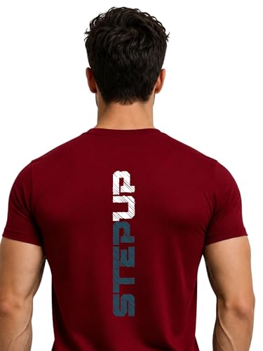 Image of 3Colors Men's Active Polyester T-Shirt | Quick Dry Gym Workout Tee | Stretch Sports Round Neck Running T-Shirt-STEPUP LINE