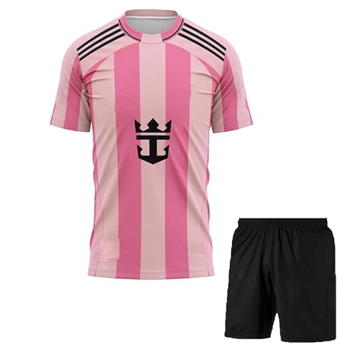 Image of Soccer Football Home Away Special Edition Football Jersey T-Shirt with Shorts (Kid's, Boy'&Men)