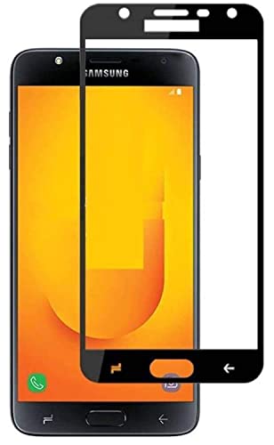 Image of Screen Protector for Samsung Galaxy J7 (Black) Tempered Glass Edge-to-Edge 6D Screen Guard With Installation Kit