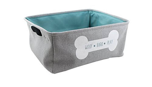 Winifred & Lily Pet Toy and Accessory Storage Bin, Organizer Storage Basket