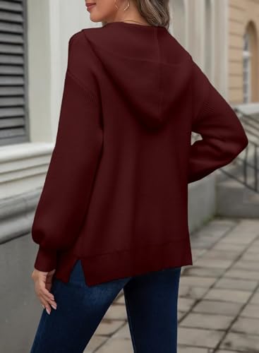 Astylish Women's Oversized Cardigan Sweater Open Front Hoodie Long Sleeve Fall Outfits 2025 Casual Outerwear with Pockets3