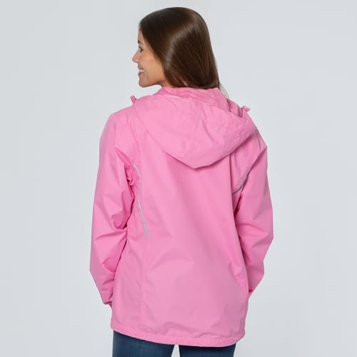 Magical Water-Activated Paw Print Rain Jacket Lightweight Breathable & Water-Repellent Shell with Hidden Design3