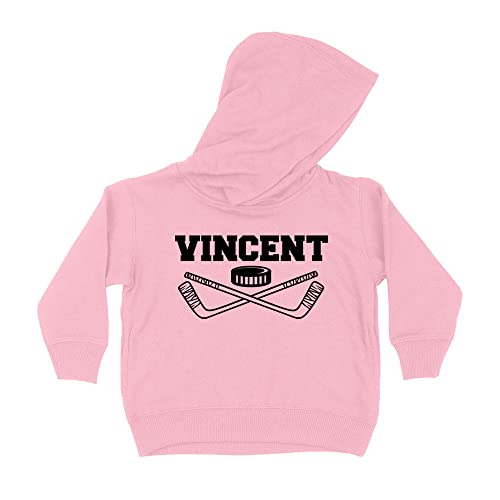 Hockey Vincent Kids Hoodie Sweatshirt Toddler 5T Light Pink