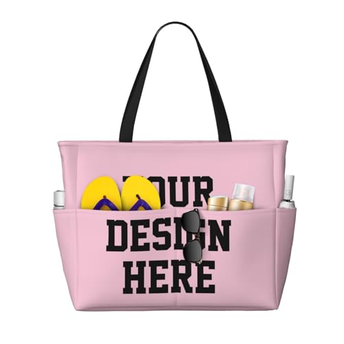 Custom Tote Bags For Women Add Your Picture Logo Text Custom Bags With Logo