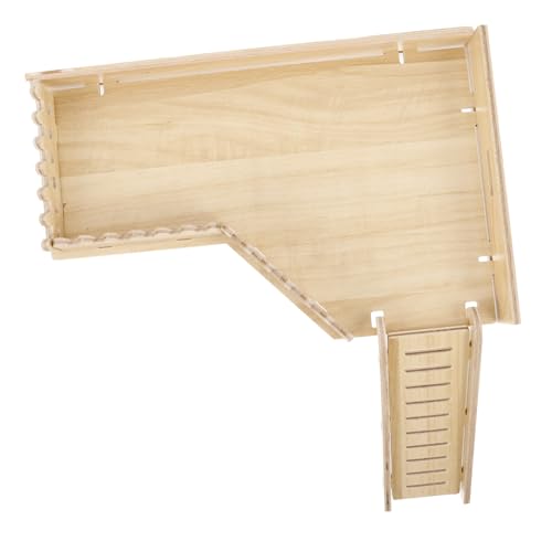 Yardwe Plataforma De Hámster Juguetes De Hámster Hurón Ratón Plataformas para Jaulas De Hámster Jaula De Hámster Roedor Felpa Nido Plataforma De Jaula De Ratas Hamaca Escaleras De Madera
