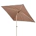 Produktbild Doppler Sonnenschirm 'Act Wood Push Up', 250 x 200 cm Greige