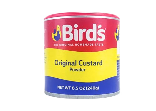 Bird's Original Instant Custard Powder 240g – Classic British Dessert Mix, Just Add Water, Creamy & Delicious (Pack of 1)