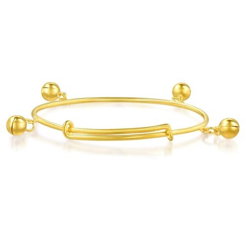 CHOW SANG SANG 999.9 24K Solid Gold Chinese Gifting Adjustable Bangle 09220K Price-by-Weight 7.11g Gold3