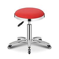 Zedelmaier Rollhocker Höhenverstellbar - 360° Drehbarer Bürostuhl Mit 10cm Polsterung