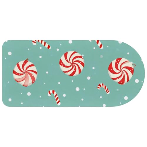 Tapis de souris de jeu grand tapis de bureau gamer motif canne à sucre d'orge