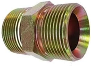 Fittings Male Thread Direct Bend Multidirectional 1/8" 1/4" 3/8" 1/2" 3/4" 1" 1-1/4" 1-1/2" BSPT Hydraulic Connector(A 2,1/8")