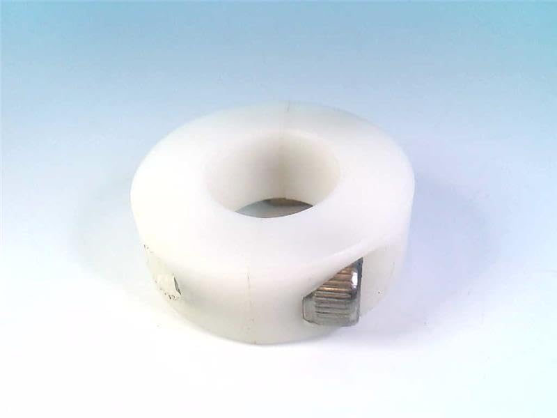 Shaft Collar, Clamp, 2Pc, 3/4 In, Plastic
