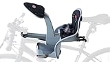 WeeRide Safe Front Child Baby Bike Cycle Seat Carrier Grey, Aged 1-4