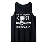 Filipenses 4:13 - Cristo Jesús Amante Cristiano del Café Camiseta sin Mangas