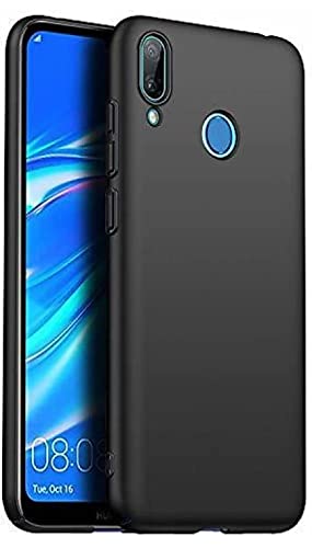 Image of Mobile Back Cover Case for Huawei Y7 (2019), Dub-Lx1 (Silicone Case|CameraProtection|Black SC1510)