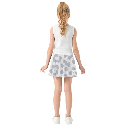 Girls Tennis Skirt with Built in Shorts Flowy Skorts for Little Girl Youth Pleated Skirt with Pockets4