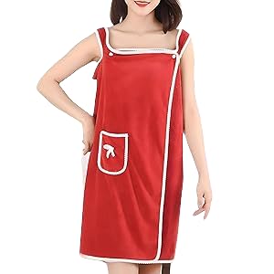 Image of MORADO� Microfiber Bathing Wearable Magic Towel /Bath Towel /Beach and Spa Bathrobe /Bathroom Towel Dress with Straps for Girls & Women 300 GSM