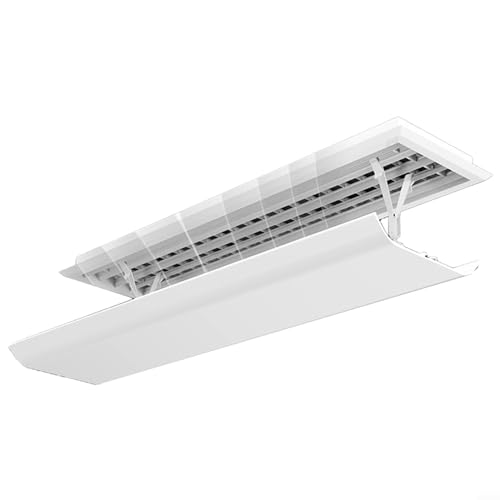 Sileduove Deflector de aire retráctil para aire acondicionado, deflector de aire con salida de viento, aire acondicionado retráctil, soplado anti-directo