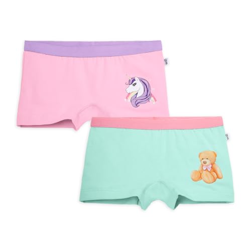 Image of YouGotPlanB Cotton Trunks for Girls | Ages 4-16 | Stretchable Trunks for Kids | Snug-Fit | Perfect for Active Girls