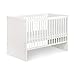 KMbaby Babybett Tany weiss 120x60 mit Matratze Neu Gitterbett