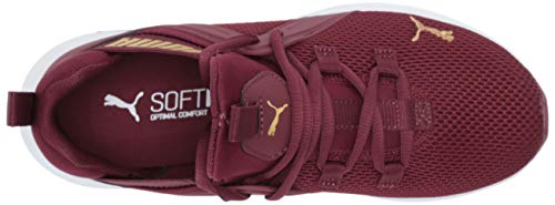 Image of PUMA Women's Enzo 2's Cross Trainer, Burgundy-gold, 10.5
