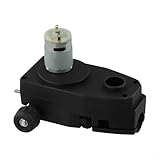 MIG Drahtzufuhrmotor für 0,8/1,0 mm Schweißgerät, DC 12 V/24 V Gas abgeschirmte Drahtzufuhr Einheit mit geringem Geräuschpegel, kompaktes ABS-Metall-Hilfswerkzeug für Geschäftsindustrie (DC 12 V)