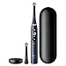 Oral-B iO Deep Clean + Protect Rechargeable Electric Toothbrush, Black, iO Series 7, 2 Replacement Brush Heads, Charging Travel Case