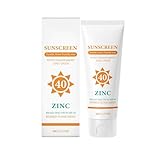 Wasserresistente Sonnencreme SPF 40 90g Leichte Sonnenpflege Für Gesicht und Körper Feuchtigkeitsspendende Nicht Fettende UV Schutz Creme (1pcs)