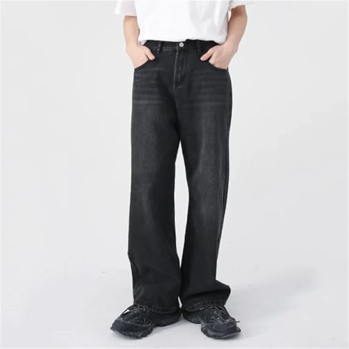 Men's Jeans Straight Wide Leg Pants Vintage Trousers3