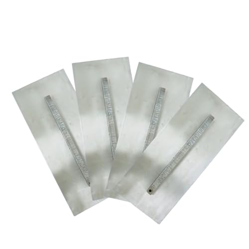 Power Trowel Finishing Blades, Reinforced Steel, 6" x 14", Fits 36", 4 Pack