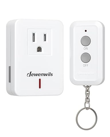 DEWENWILS&EDISHINE DEWENWILS Indoor Remote Control Outlet, Wireless On Off Power Switch — $9.99 (17% off)