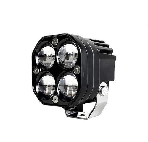 Projecteur LED puissant double couleur 200W pour antibrouillard de moto et auto