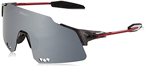Sunglasses KIMOA Mixte anti éblouissement avec monture Transparent Rouge confortable