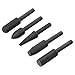 AllGIFT Polishing Burr 5pcs Grey 11mm Cutter Rotary Burr Set Industry Steel Rotary Bit Grinder for Woodworking,Polishing,Grinding