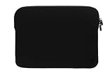 MW Housse Ordinateur Portable 14-15 Pouces Compatible MacBook Pro 15.6', Pochette Sacoche Chromebook Ultrabook ASUS Acer Dell HP Lenovo Noir