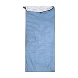 SkyPOOU Sacos de dormir ligeros, sábanas de viaje, impermeables, de secado rápido, interior suave con almacenamiento, accesorios portátiles para dormir con almacenamiento