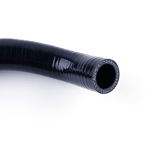 Kit de manguera de refrigerante de radiador de silicona para manguera de radiador Yamaha R1 YZF-R1 YZF-R1 YZFR1 YZFR1 (negro)