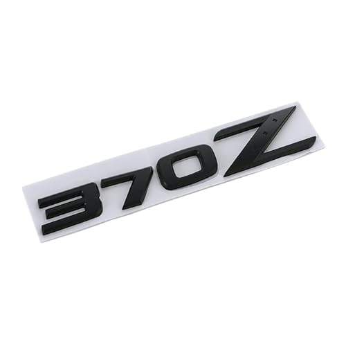 3d Metal 350Z 370Z Letters Badge Car Trunk Door Side Sticker Decal 350Z Emblem 370Z Sticker Accessories(Black 370z)
