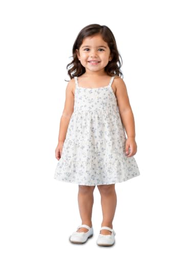 Image of Kidbea Cotton Girls Dress | Ultra-Soft Summer Wear Casual Dress for Kids