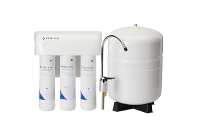Pentair OMNIFilter QuickConnect 3-Stage Tankless Reverse Osmosis Under Sink Water Filtration System, NSF Certified, Smart Faucet with LED Filter Life Indicator, Reduces Total Dissolved Solids