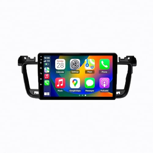 Pantalla Carplay inalámbrica para viajar en el Peugeot 508CC con música