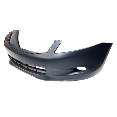 Image of Compatible with Honda Accord 2008-2010 Front Bumper Cover | Primed, With Fog Light Holes, Sedan, Ready to Paint, OEM 04711TA6A90ZZ, HO1000255