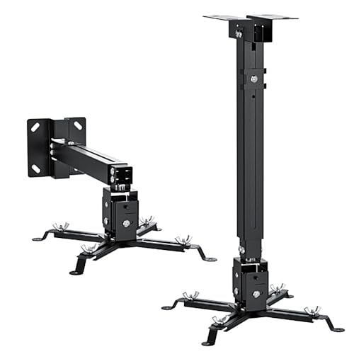 Suporte Projetor Data Show Multimídia Teto Parede Universal Articulado Para 15kg Ajustável Giratório