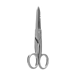 Klein Tools Nożyczki elektryka do kina domowego, Datacom, Telecom, cięć, zacisków, pasków, niklowane 2100-7, srebrne