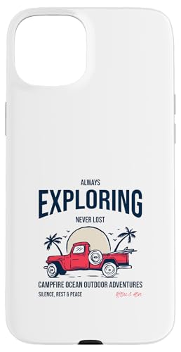 Always Exploring Campfire Ocean Outdoor (�r�[�`���C�t�O���t�B�b�N) �X�}�z�P�[�X iPhone 15 Plus �p