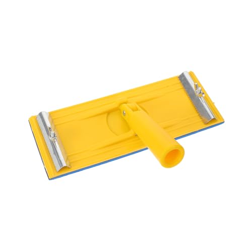 Lurrose Bloc de Ponçage Manuel 360° Rotatif en Éponge et Plastique Auto-adhésif pour Travail du Bois, Ponceuse Flexible pour Cloisons Sèches et Coins Difficiles, 100 Couleur Aléatoire