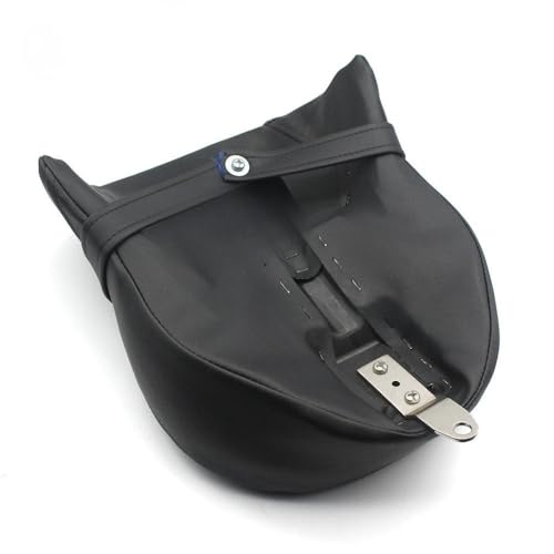 Cojín de pasajero negro para moto Iron 883 con acabado resistente 5